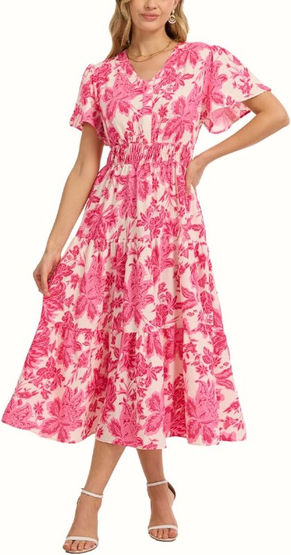 J.Corrine Floral Midi Sundresses