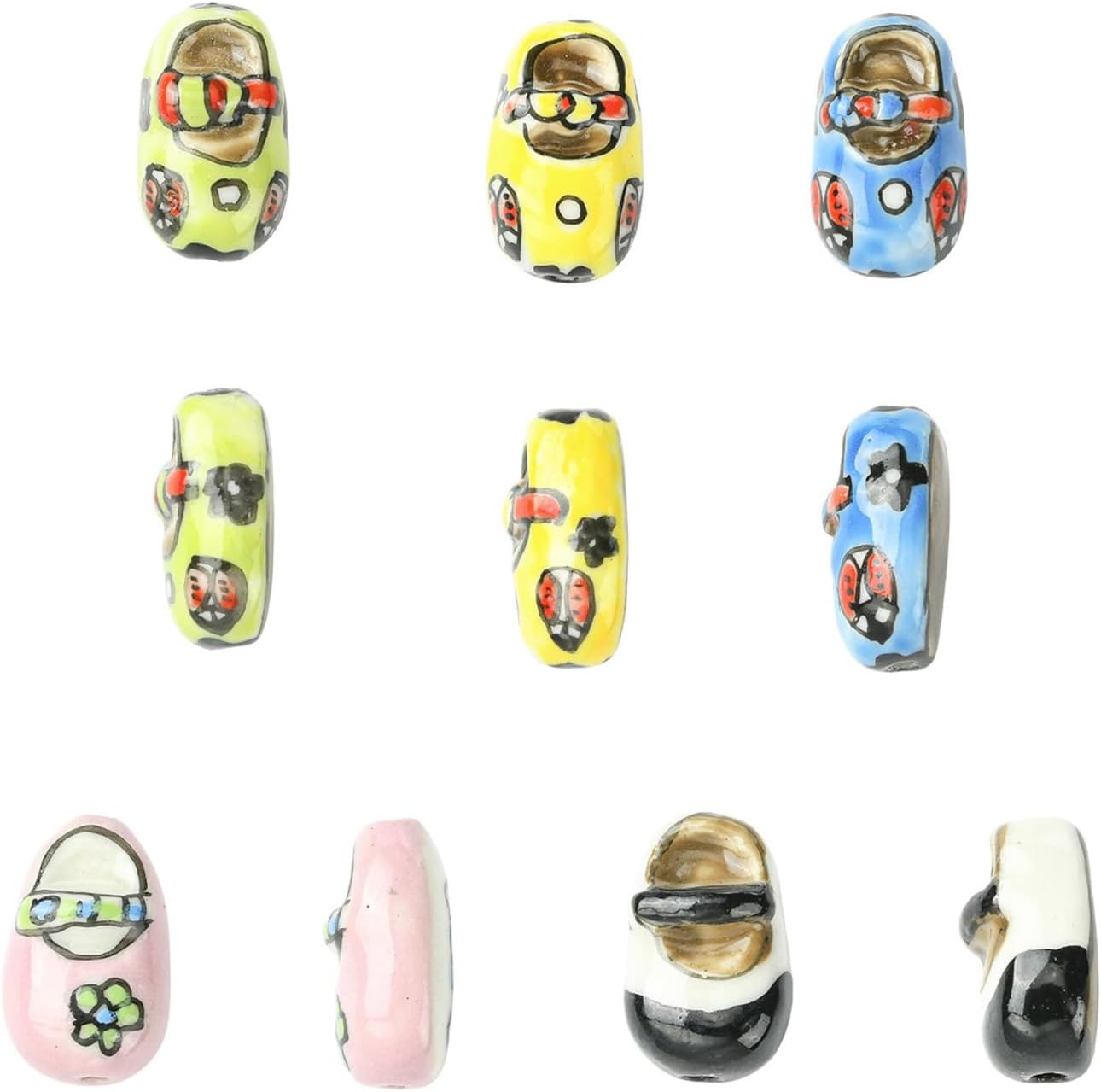 Stiesy Ceramic Shoe Beads