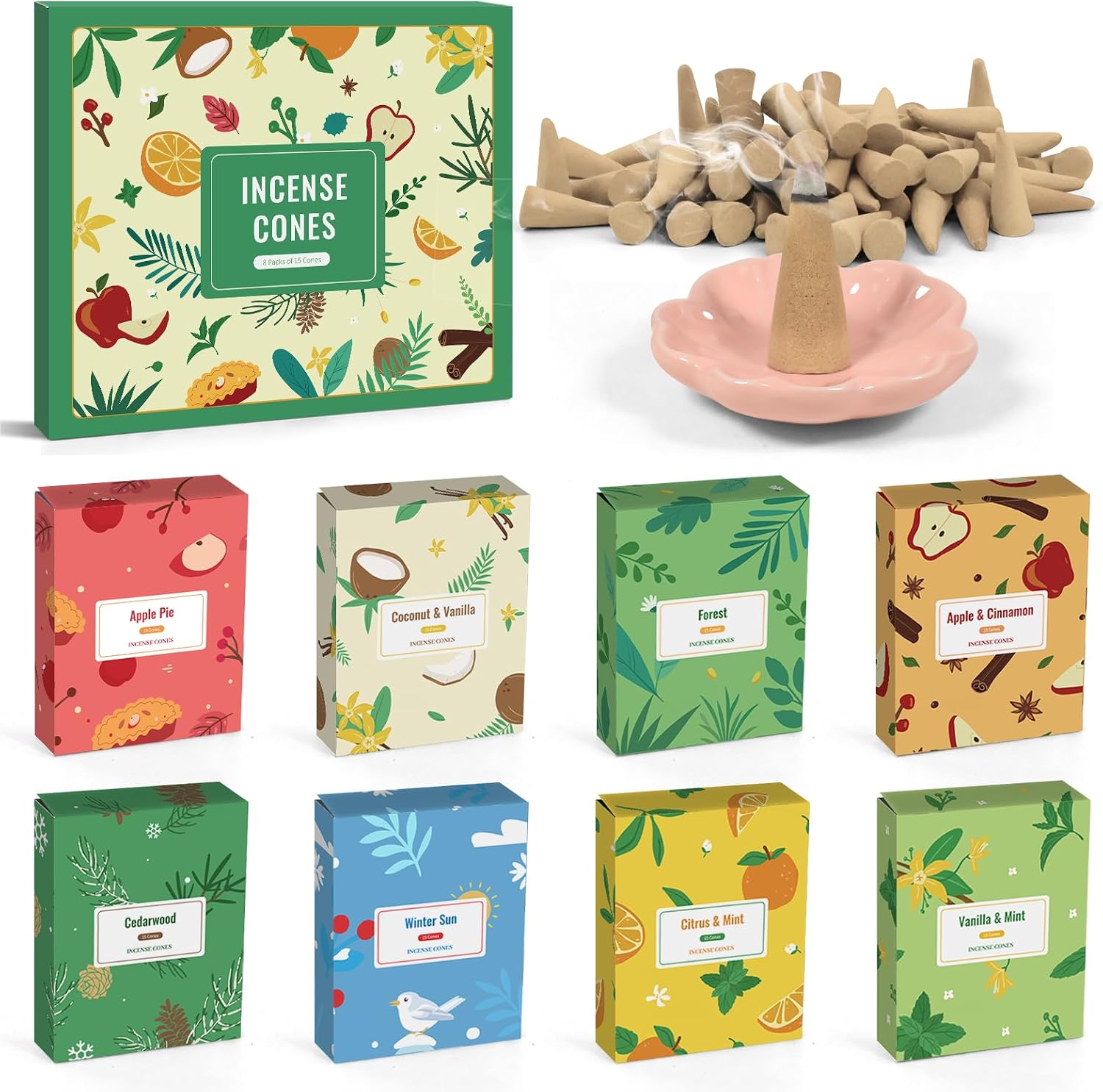 STRN Incense Cones (Assorted