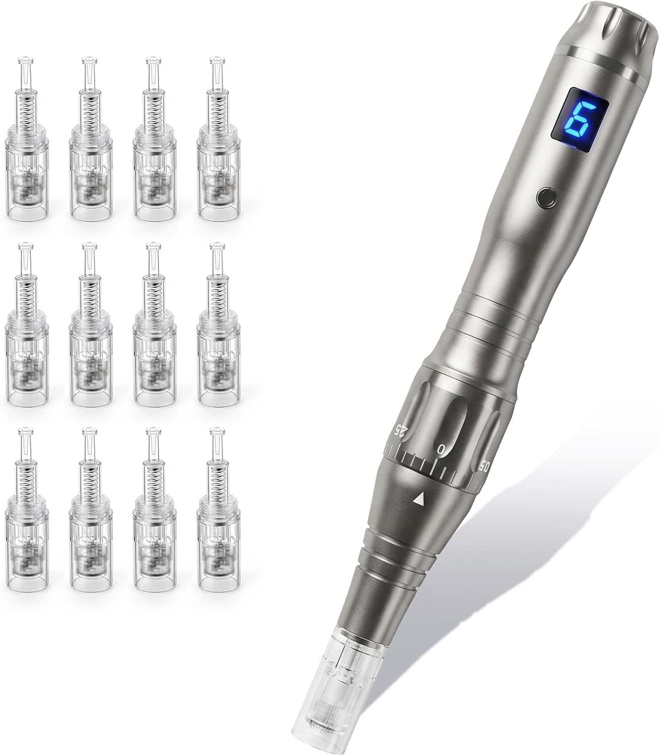 0.25mm Microneedling Pen for Face, At-Home Serum Applicator Tool