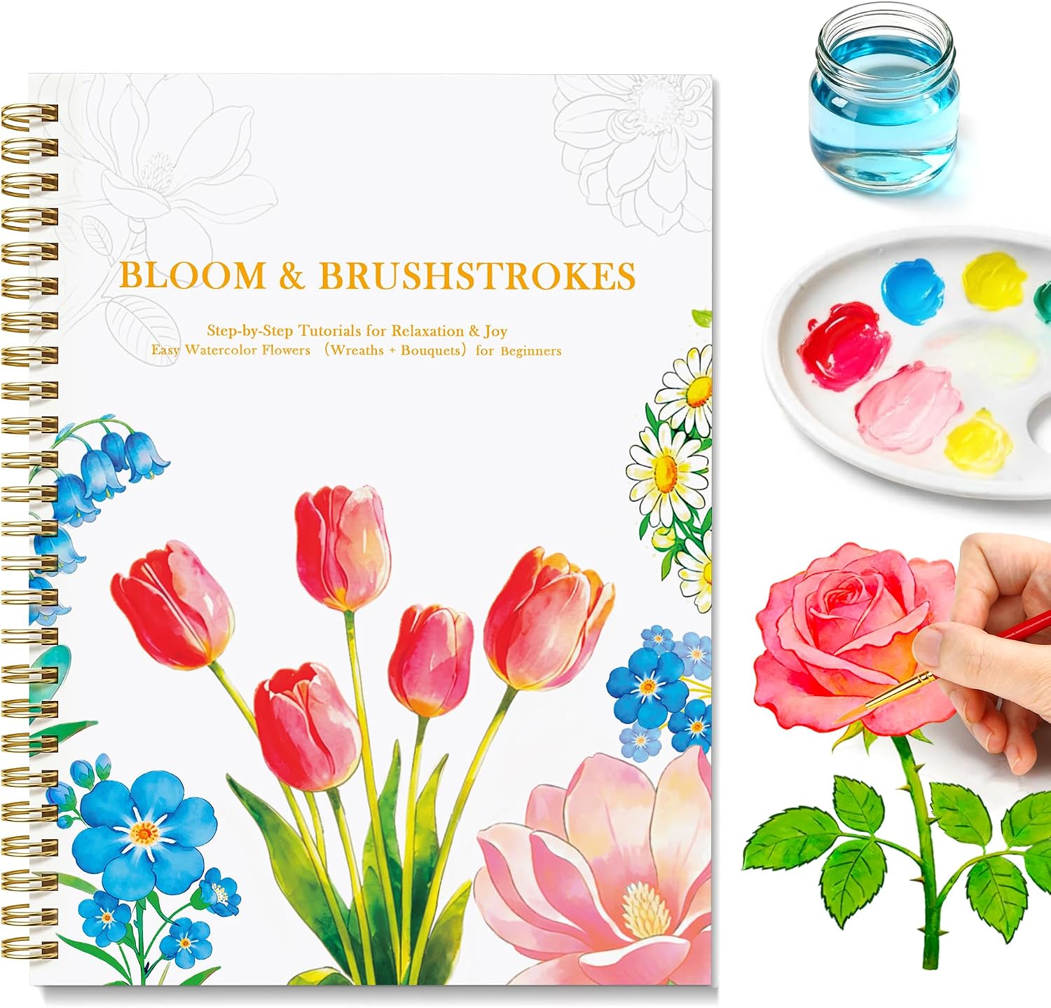 Creazic Watercolor Workbooks for Beginners