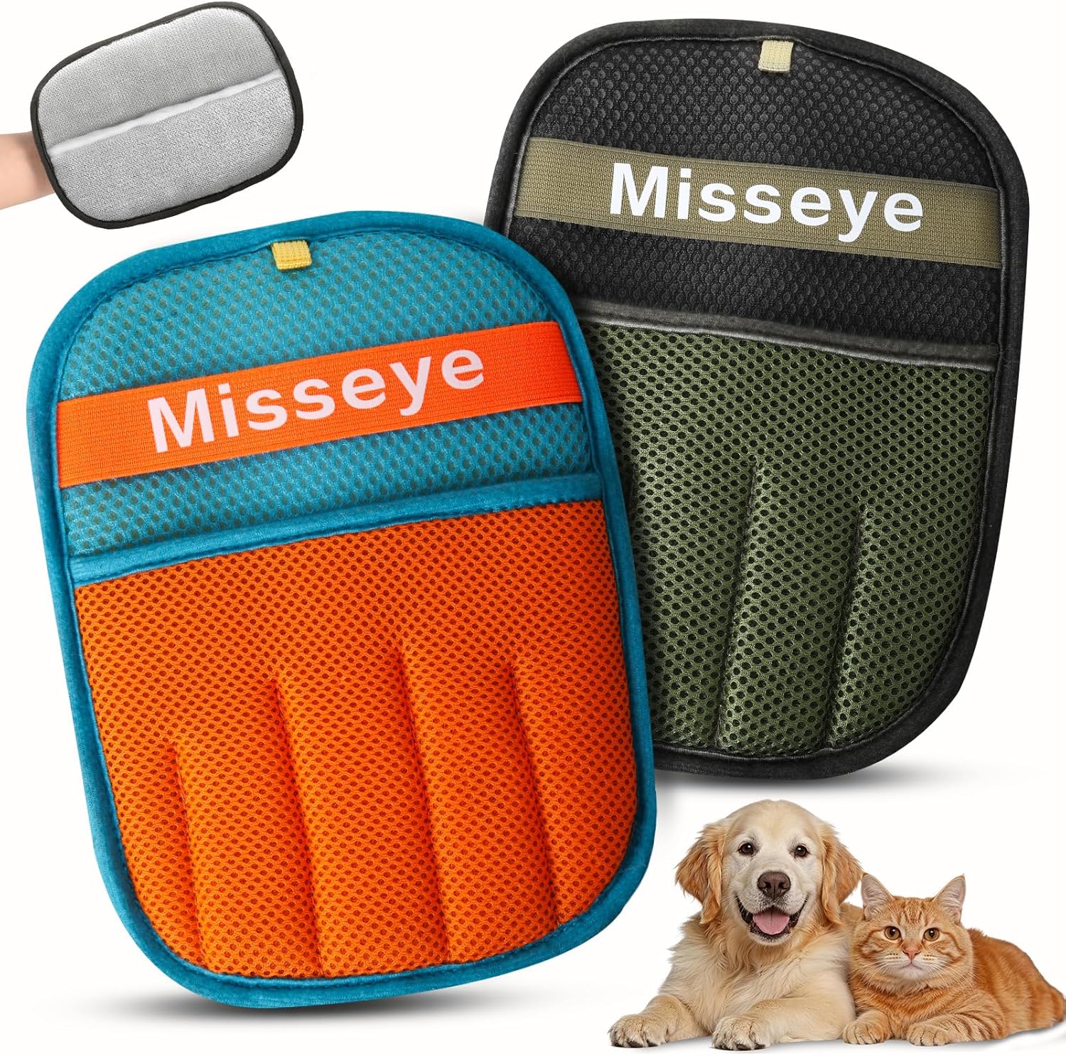 Misseye Pet Hair Removal Gloves