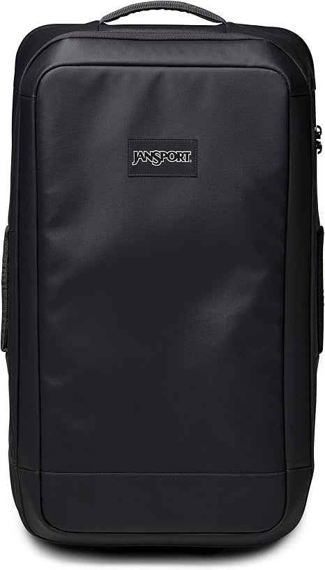 118.00 OFF Jansport Good Latitude 95L Rolling Duffel Bag - Checked Bag, Heavy Duty Travel Suitcase with Wheels, TSA Lock & Polycarbonate Hard Shell Bottom, Smokey Grit