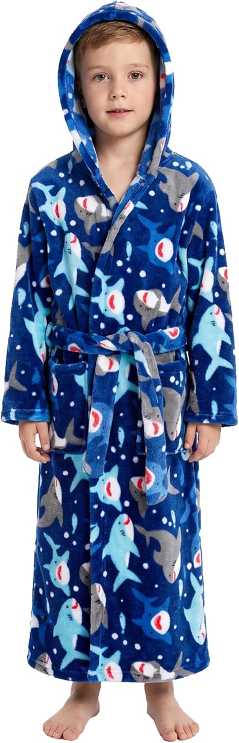 YUPING Kids Shark Bathrobes | Clothing, Shoes & Jewelry