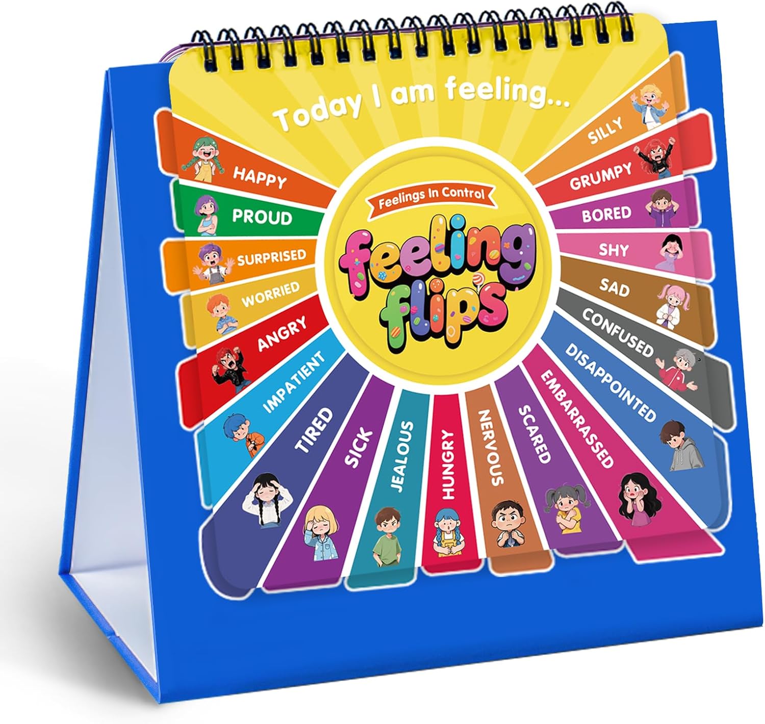 AUVCAS Feelings Wheels for Kids
