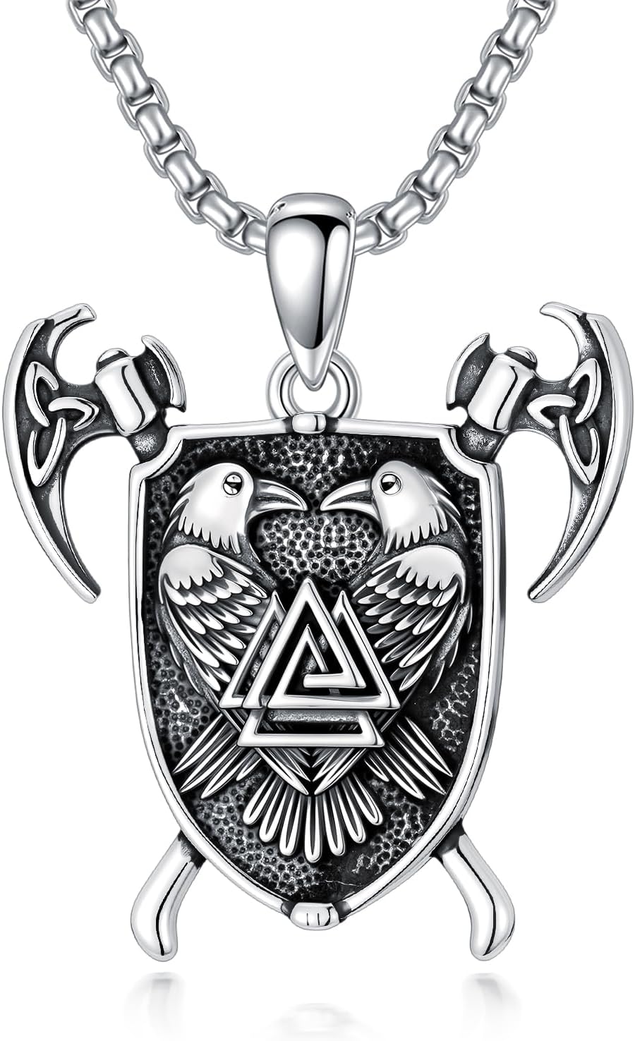 MEIDERBO Viking Raven Necklaces