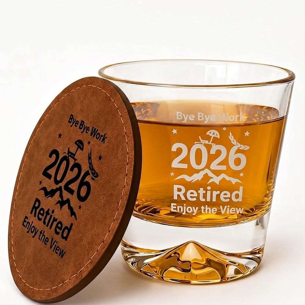 Retirement Whiskey Glasses
