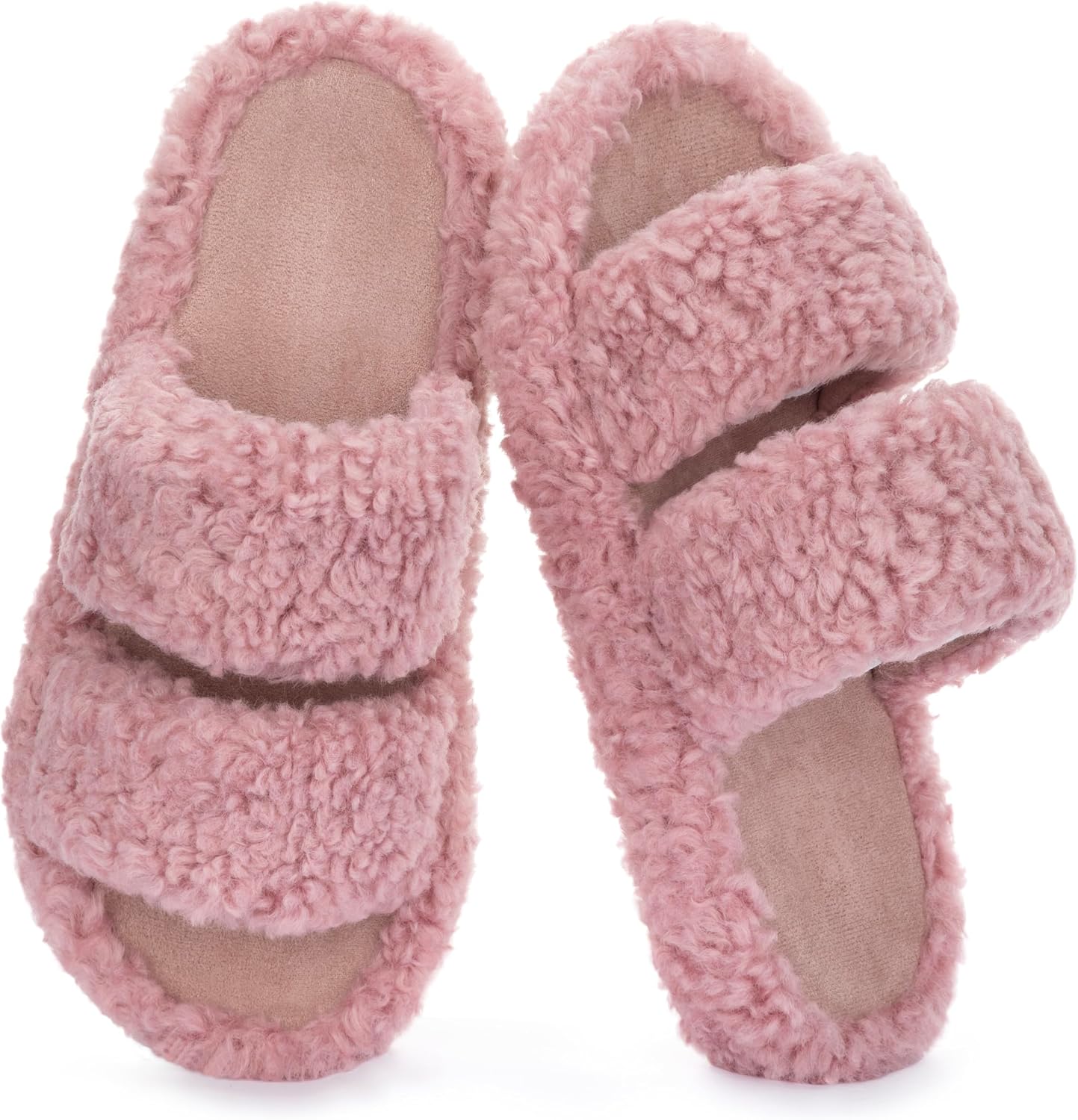 RockDove Faux Fur Slippers