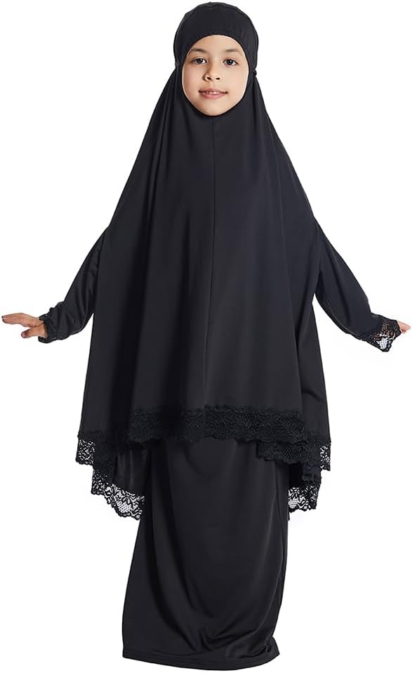 Girls Muslim Abaya Sets