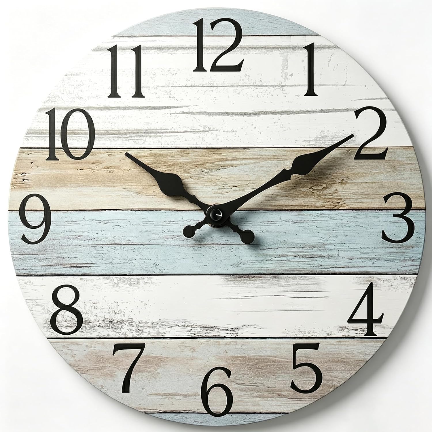 HYLANDA Silent Wooden Clocks (8 Inch