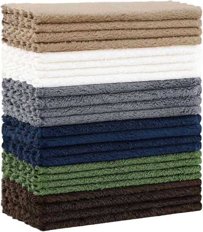 24 Pack Kitchen Cloths Dish Towels