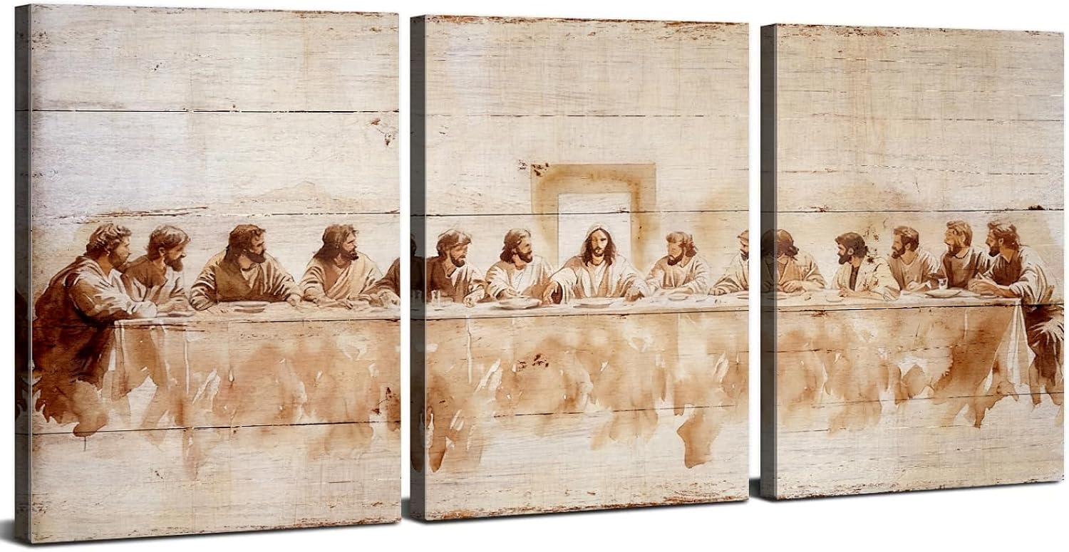 Jesus Last Supper Canvas Prints