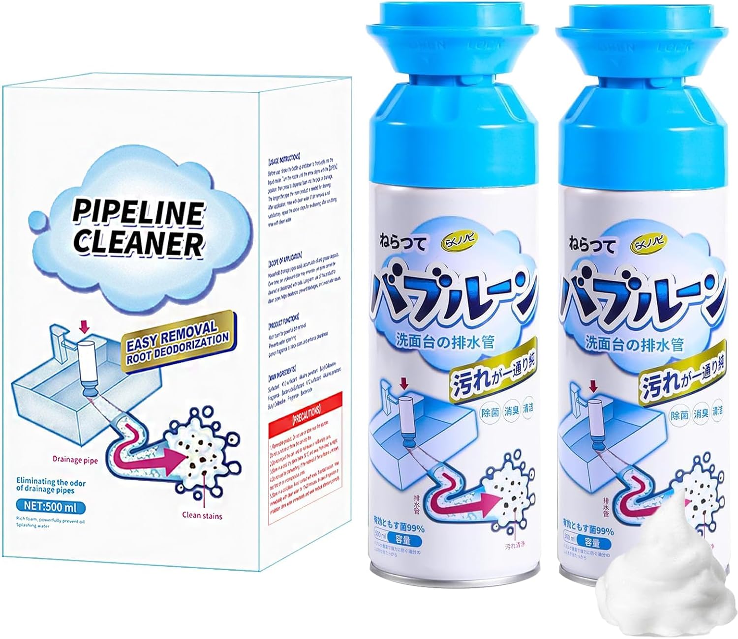 Foaming Drain Cleaners
