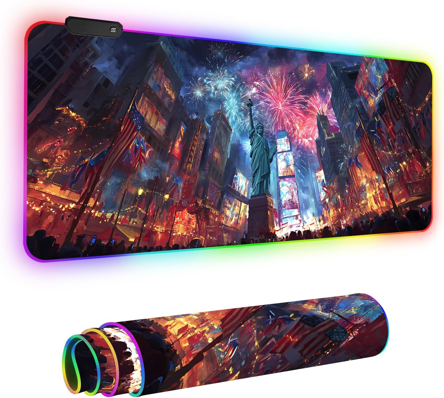 ANNA QUEEN RGB Gaming Mouse Pads