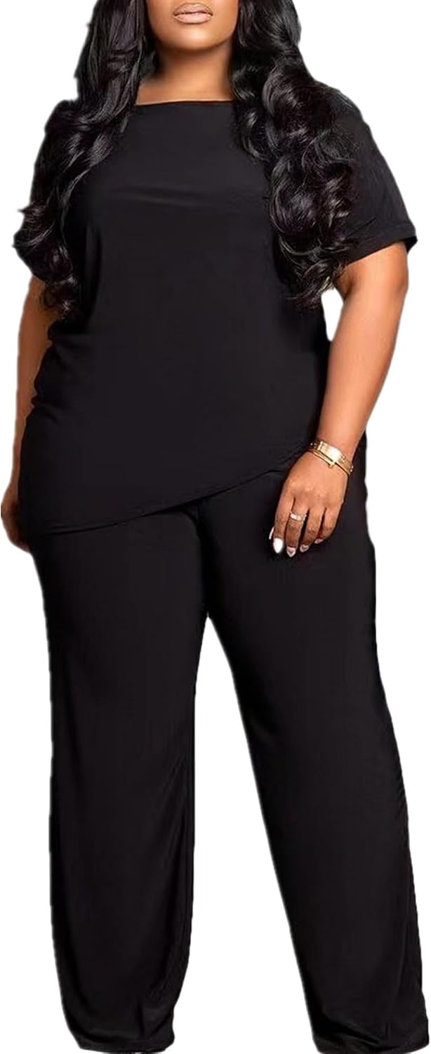 ANICECUT Plus Size 2-Piece Sets