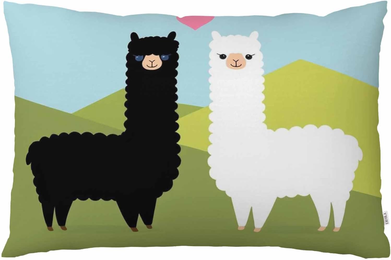 EKOBLA Alpaca Throw Pillow Covers