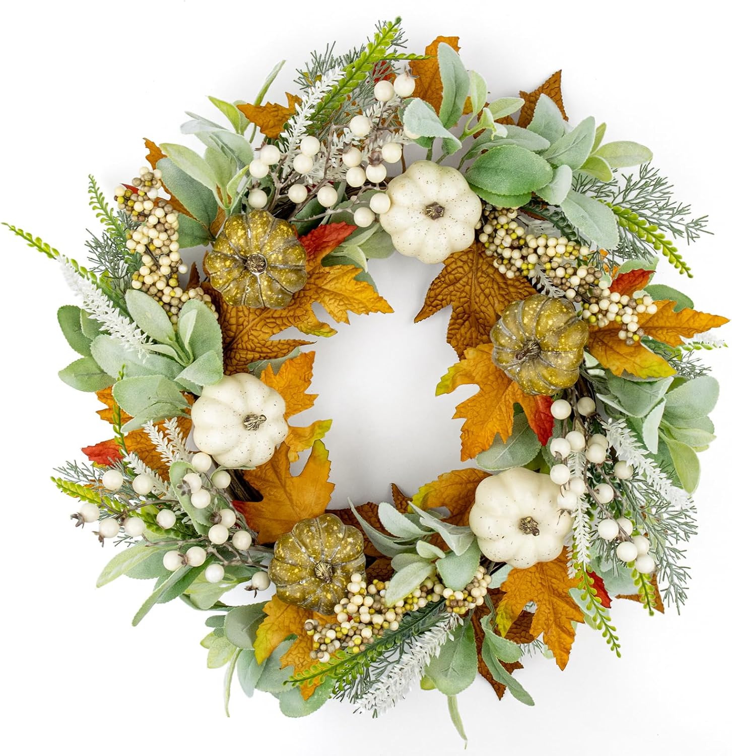 JINGHONG Fall Pumpkin Wreaths