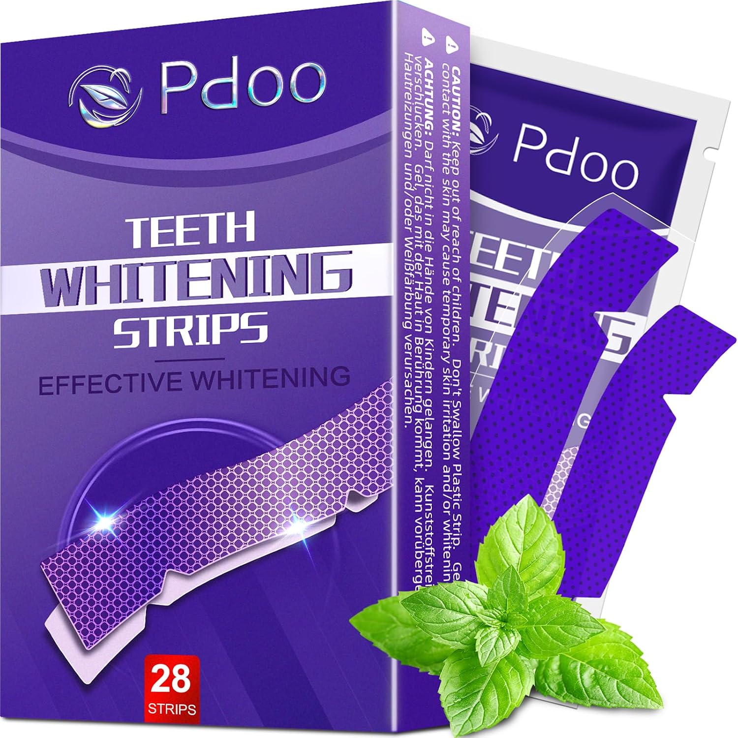 Purple Teeth Whitening Strips