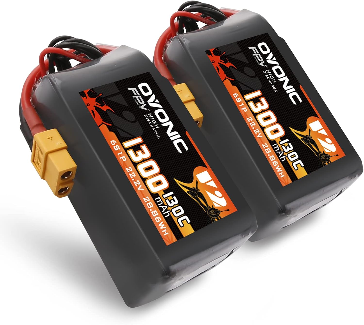 OVONIC Lipo Batteries 2 Pack
