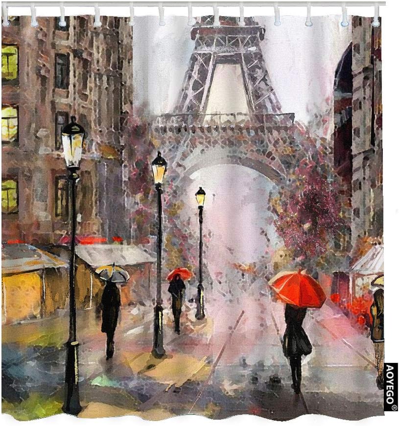 Paris Street View Shower Curtains