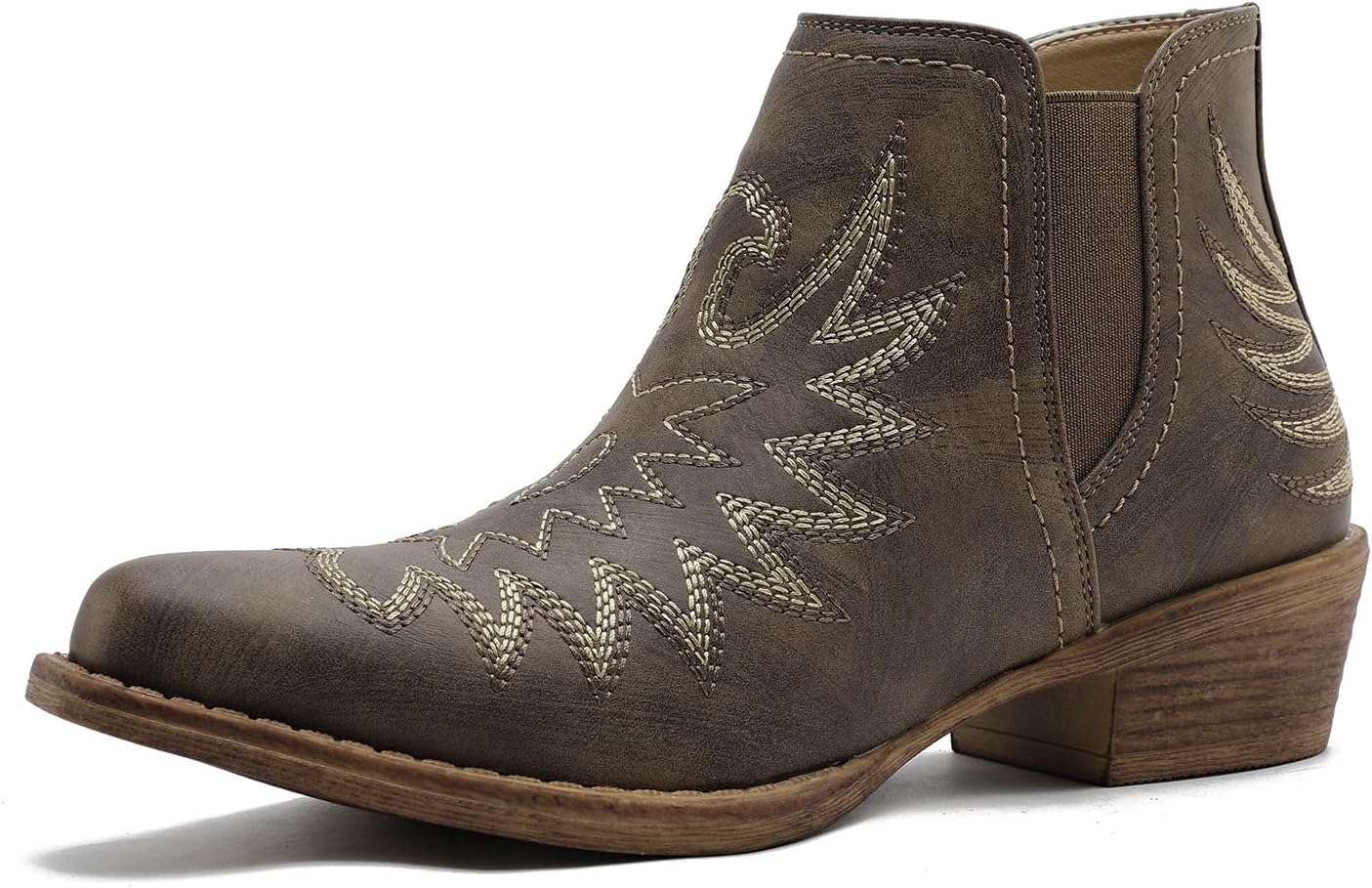 Globalwin Women's Brown Cowgirl Boots