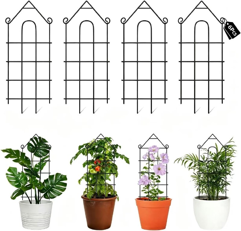 DOLEMODUO 24" Plant Trellises (6-Pack
