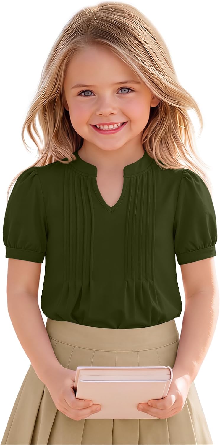 Ficerd Toddler Girls School Shirt