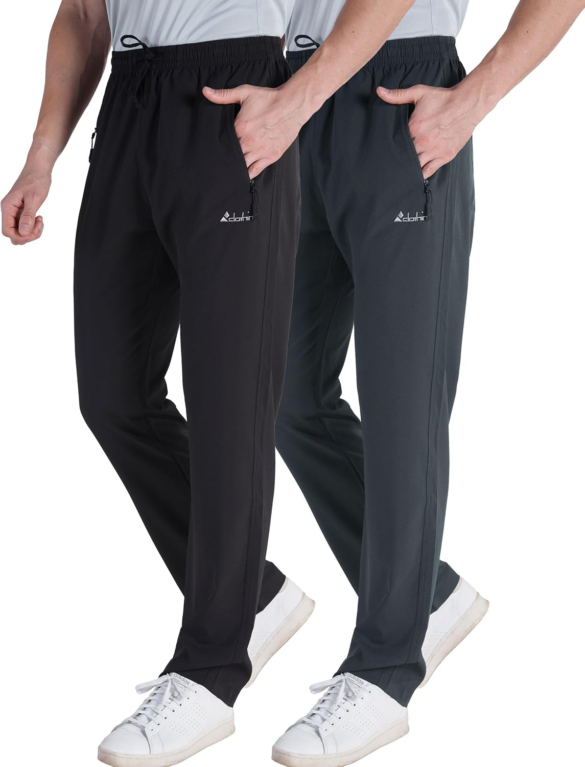 clothin Men's Lightweight Quick Dry Stretch Pants for Workout and Travel