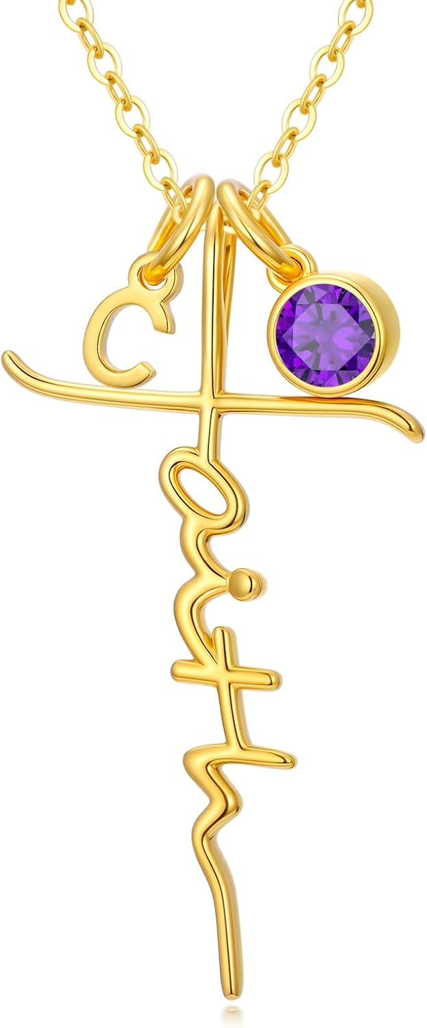 Poiuy Gold Cross Necklaces