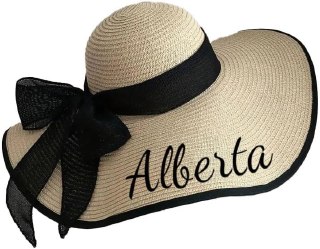 Personalized Wide Brim Sun Hats