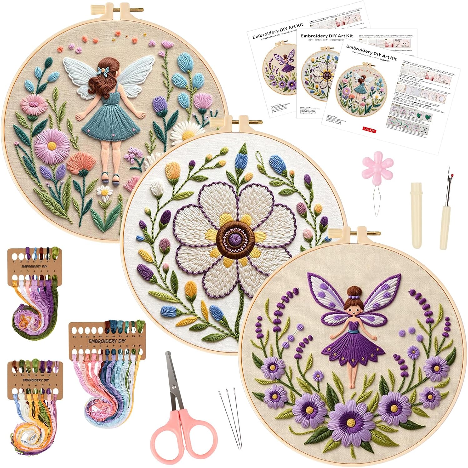 MAKHOT Flower Embroidery Kits