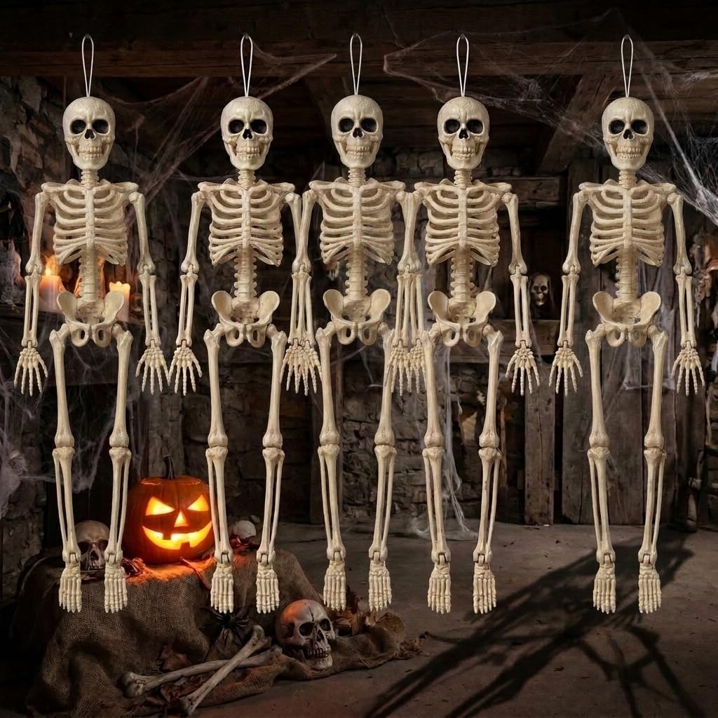 Hanging Skeleton Halloween Decorations