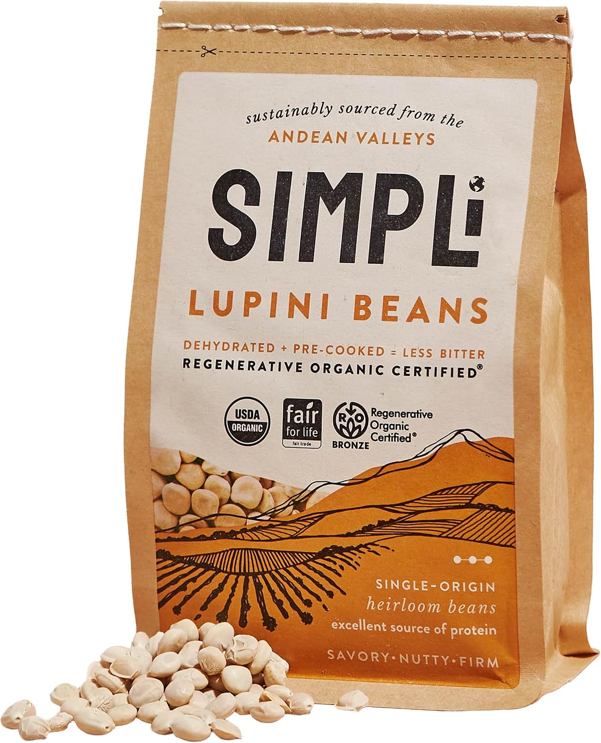 SIMPLi Regenerative Organic Lupini Beans