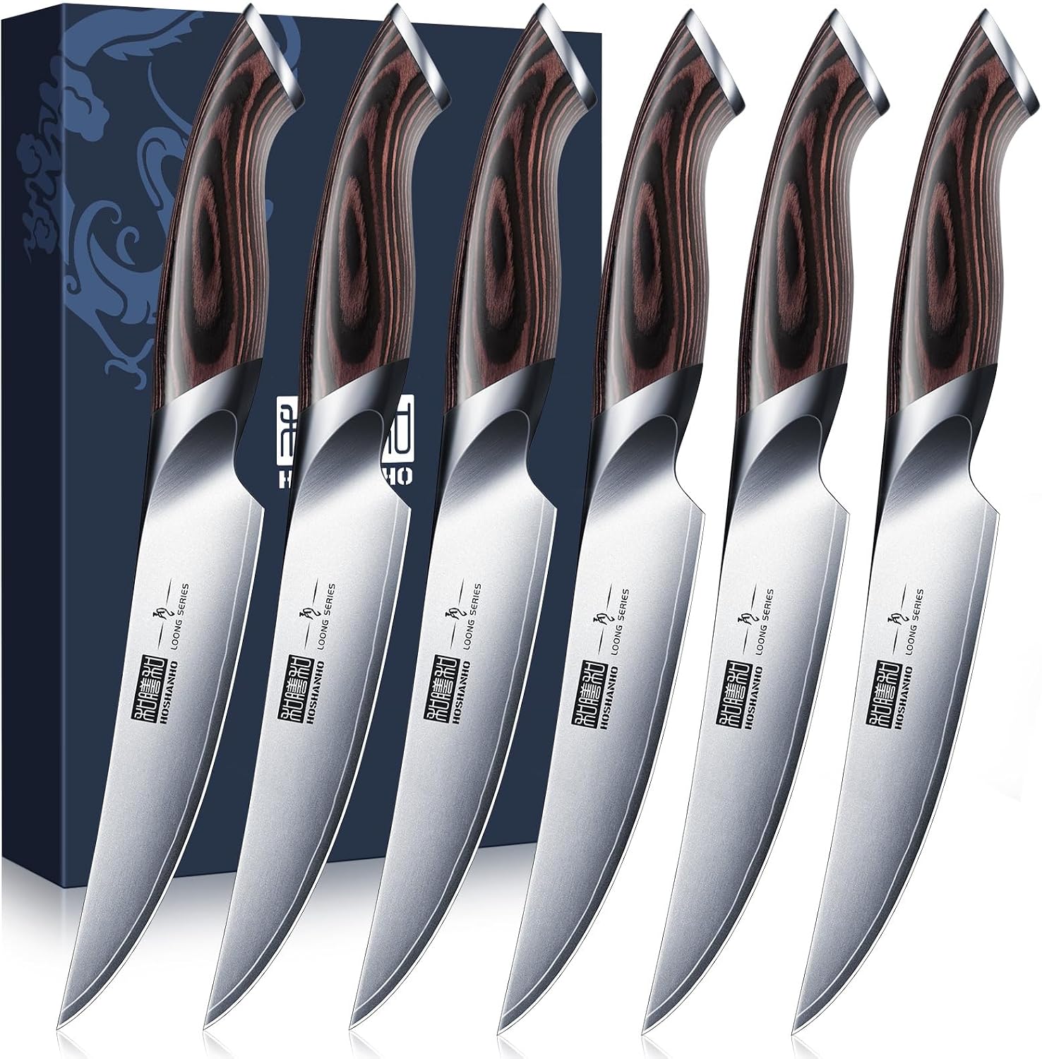 HOSHANHO Steak Knives (Set of 6