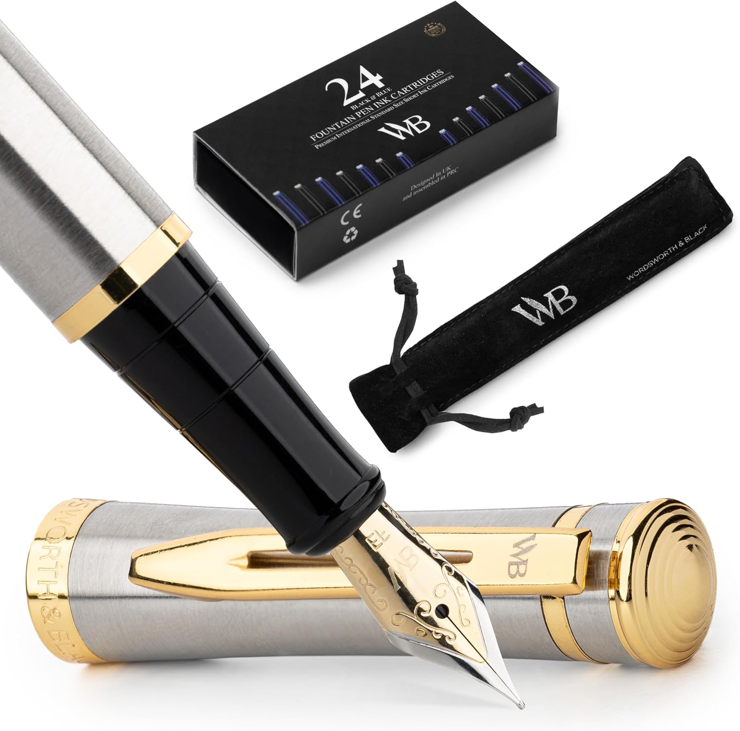 Wordsworth 18K Fountain Pens