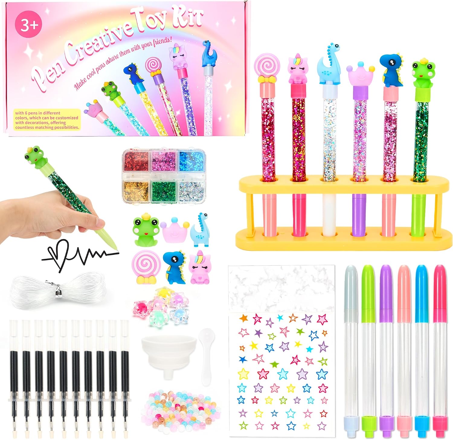 Rilcn DIY Glitter Pen Kits