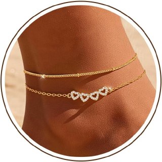 Chihayafuji Sterling Silver Ankle Bracelets