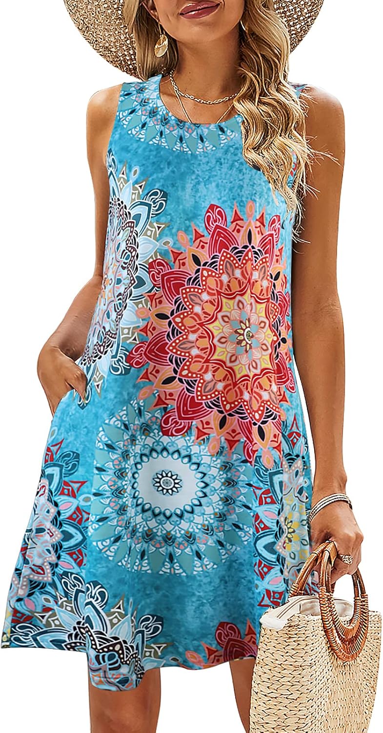 Boho Boho Sundresses Blue