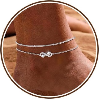 Sterling Silver Ankle Bracelets