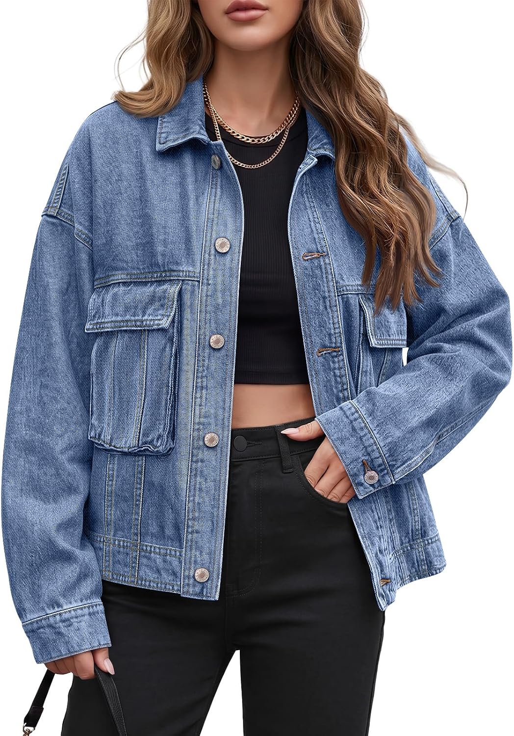 Trendy Queen Oversized Jean Jackets