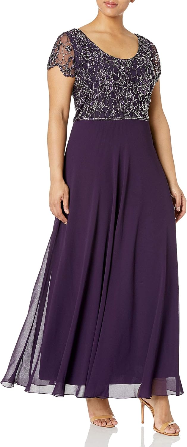 J Kara Flutter Sleeve Dresses