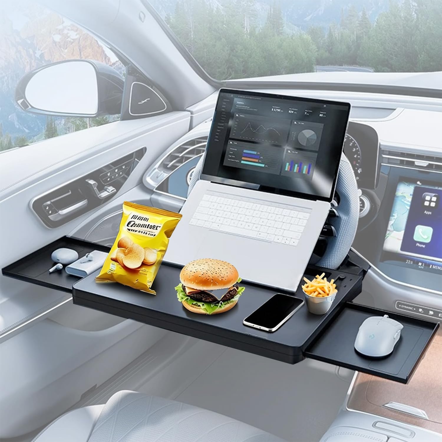 Car Steering Wheel Trays