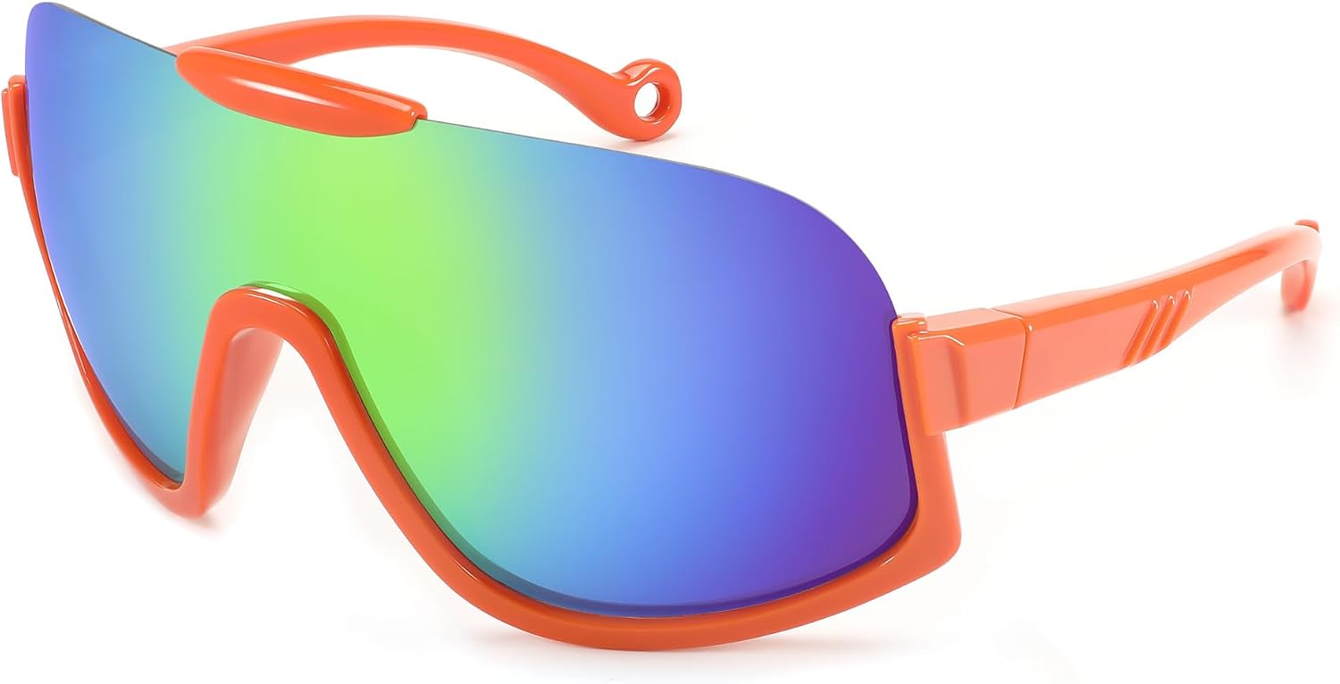FEISEDY Oversized Sport Sunglasses