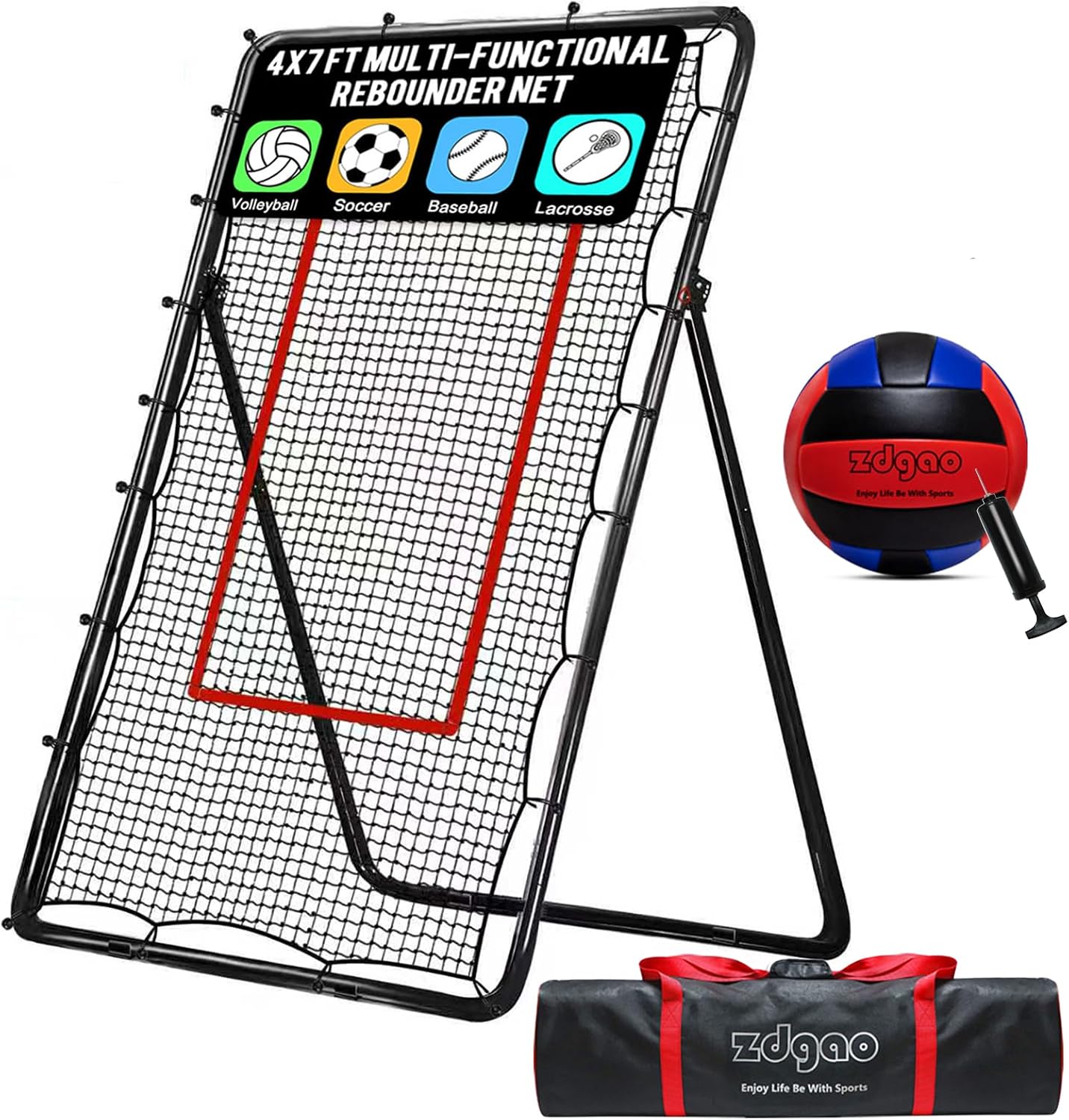 Adjustable Volleyball Rebounder Sets