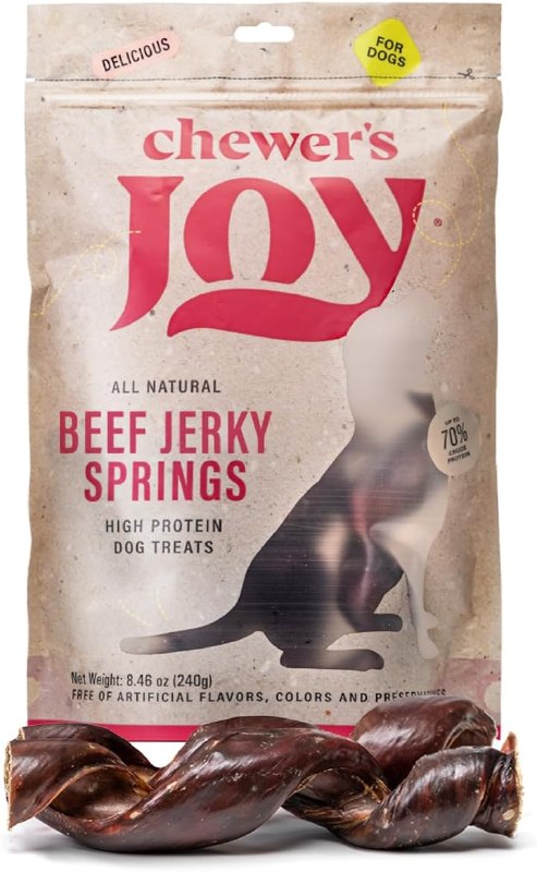 Chewer's Joy Beef Jerky Dog Chews