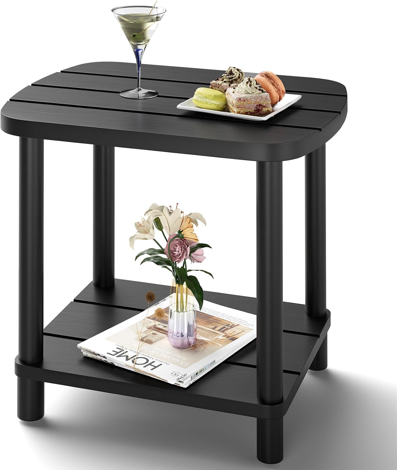 Bamboo Outdoor Side Tables