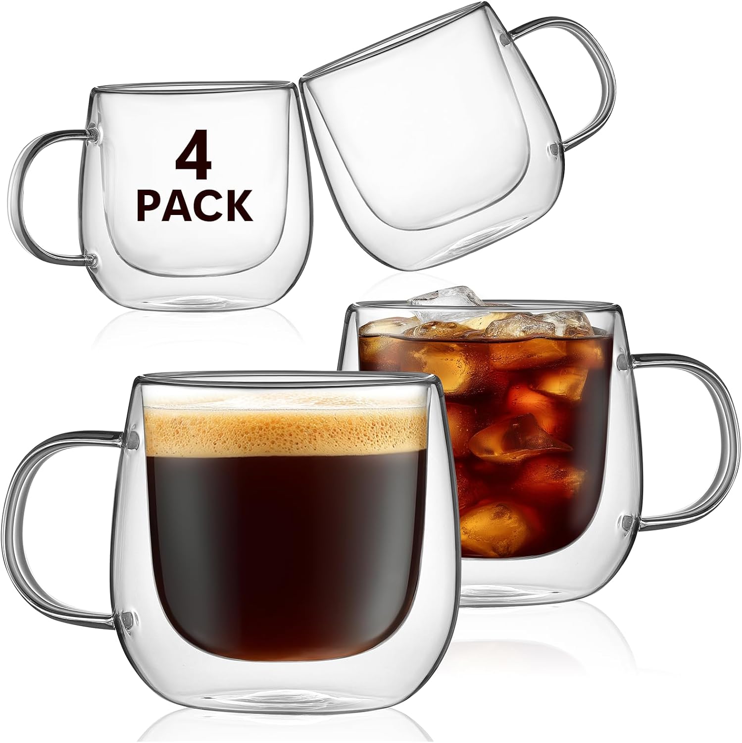 Pludyat Double Walled Coffee Mugs