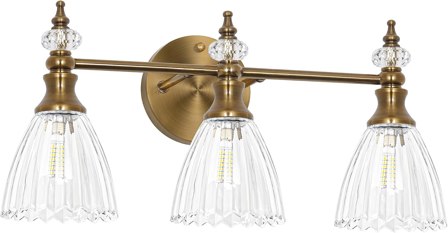 Vintage 3-Light Vanity Fixtures