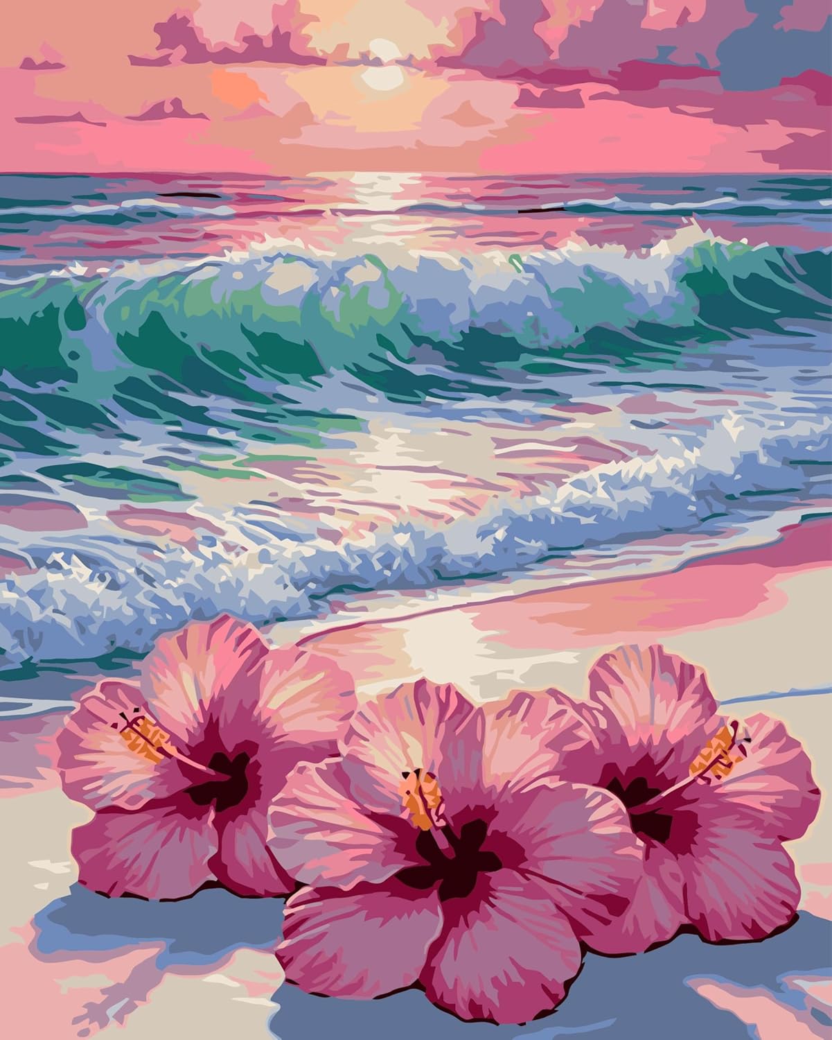 Ekuxom Beach Paint by Numbers Kits