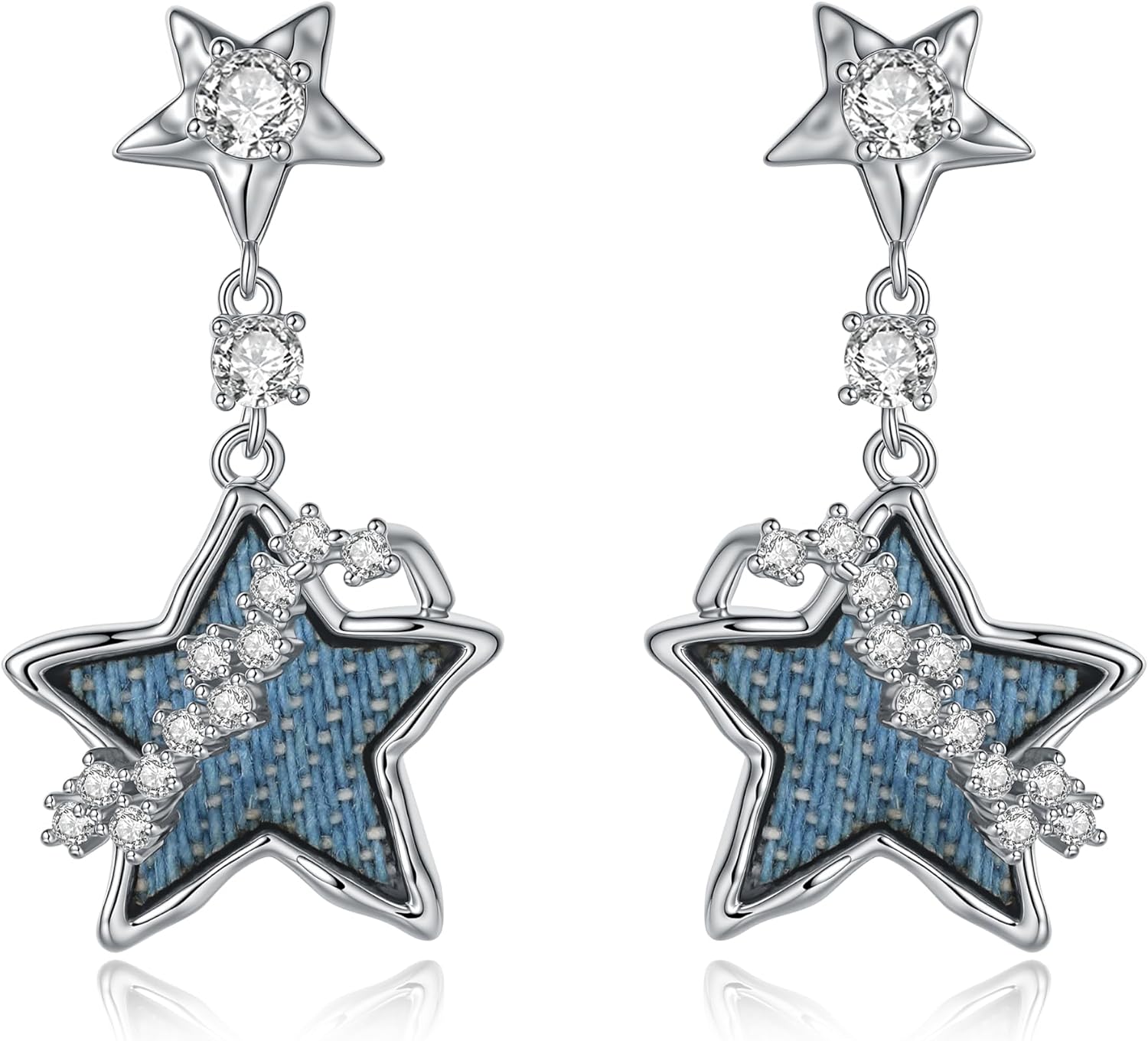 Sixfox Statement Dangle Earrings